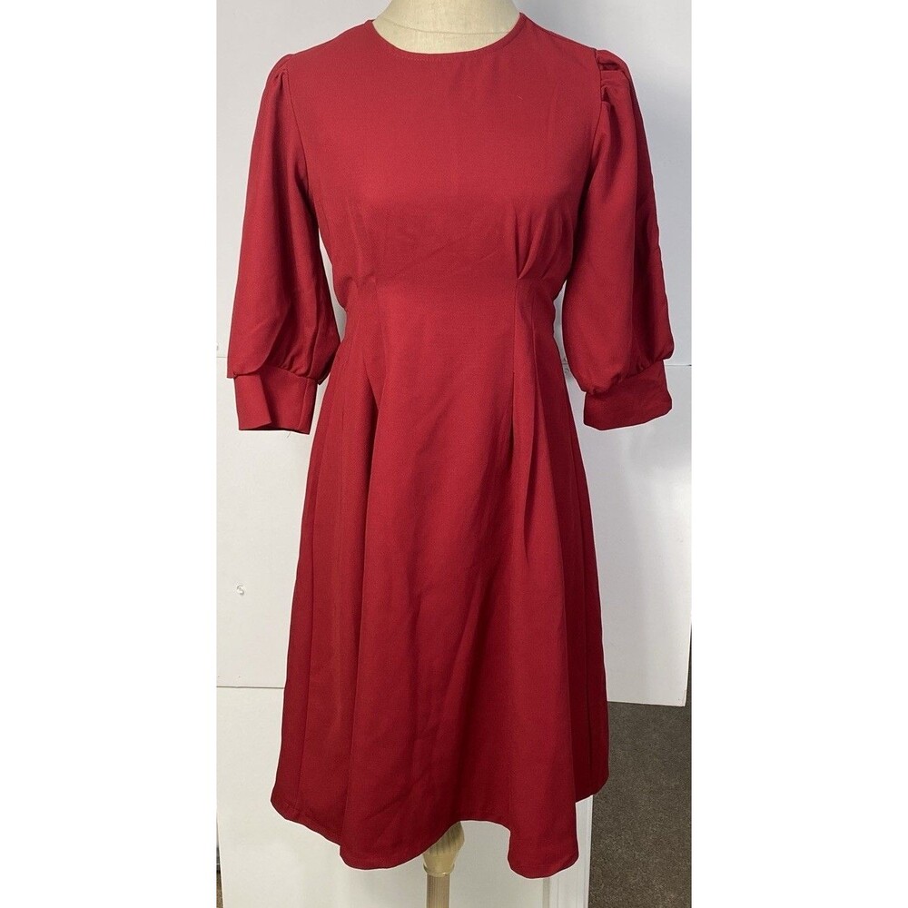 BON by H&H Sky Women Office Red Dress Size M NWT